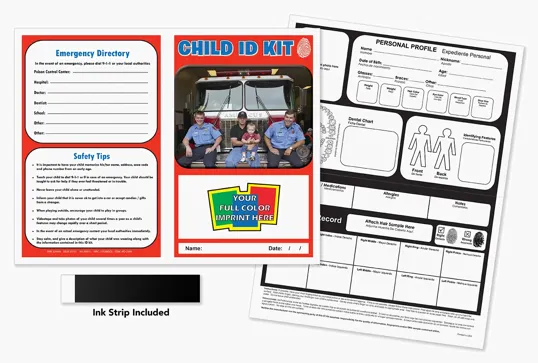 Child ID Safety Kit – Fire